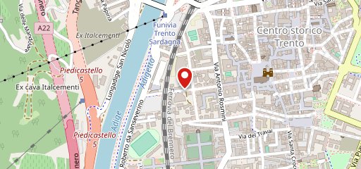 Trento Restaurant sulla mappa