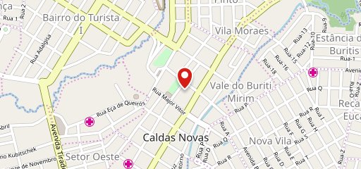 Tropeirao Caldas Novas en el mapa