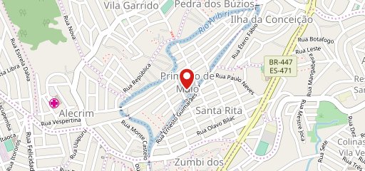 Tropeiro do Mineiro no mapa