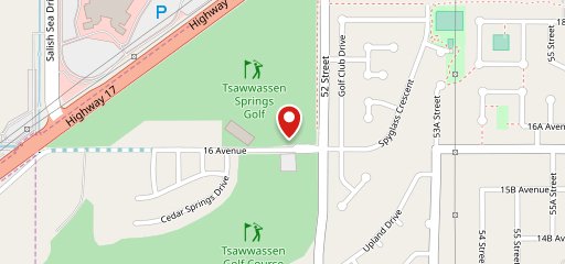 Tsawwassen Springs sur la carte