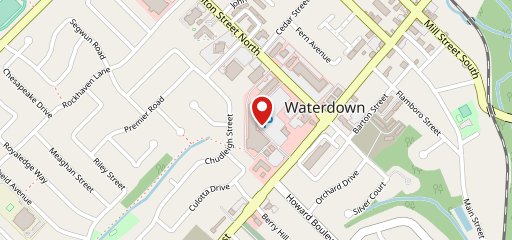 Turtle Jack's Waterdown sur la carte