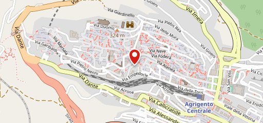 U'Strittu di Sant'Anna sulla mappa