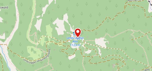 Umbrüggler Alm sur la carte