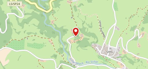 Mulino di Umes sulla mappa