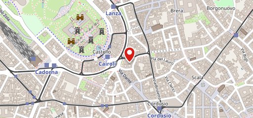 UNAHOTELS Cusani Milano sulla mappa