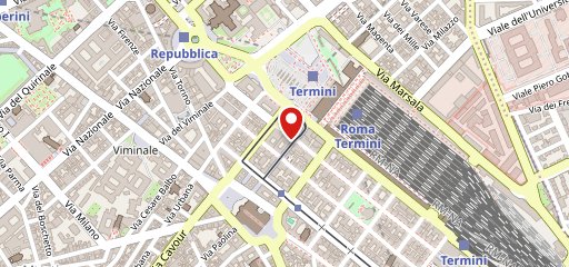 UNAHOTELS Decò Roma sur la carte