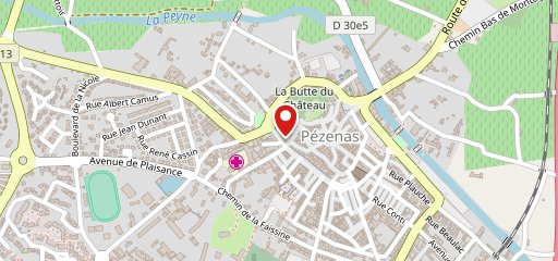 Une Bouteille à la Mer - Pézenas - sur la carte