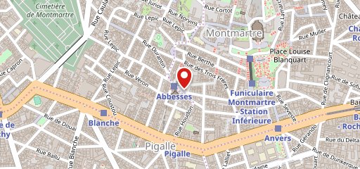 Une Glace à Paris - Montmartre sur la carte