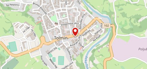 Uni bar Tolmin Aleksandra Ostrožnik s.p. sulla mappa