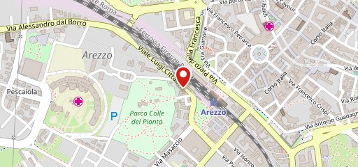 University pizza "Viale cittadini" AR sulla mappa