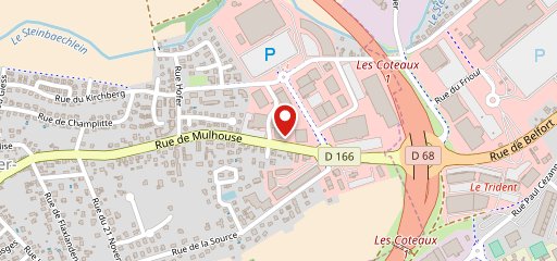 V and B Mulhouse sur la carte