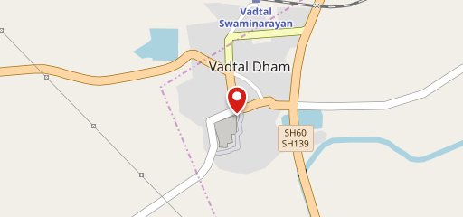 Vadtal Mandir New Bhojanalay on map