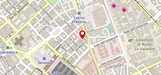 Ristorante Antica Roma sulla mappa