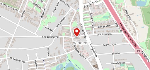 Vangede Pizza sur la carte