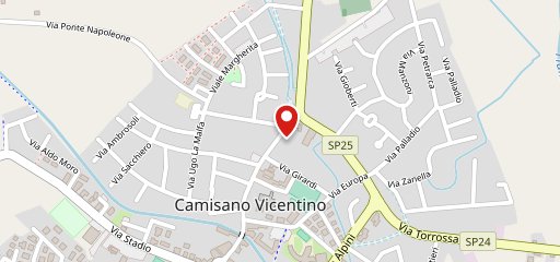 Vaniglia Gelaterie - Camisano Vicentino sur la carte