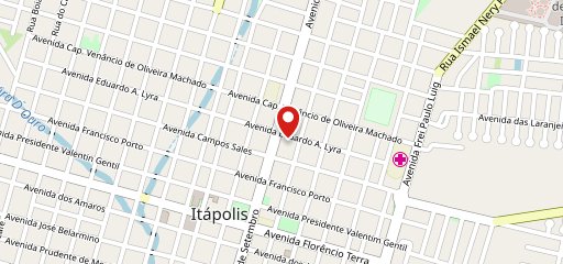 Wilson's Pizzaria Itapolis no mapa