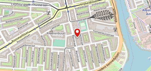 Vascobelo V-bar Rijnstraat sur la carte