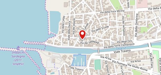 Vecchia Fiumicino sulla mappa