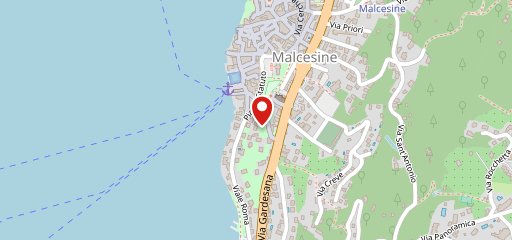 ristorante vecchia Malcesine sulla mappa