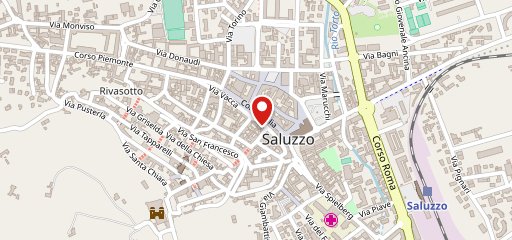 Vecchia Saluzzo sulla mappa