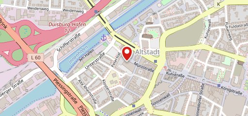 Veganland Duisburg Cigköfte Altstadt sur la carte