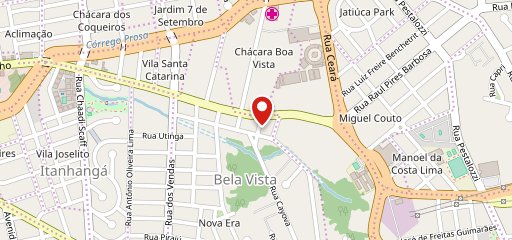 VegVéLo Campo Grande MS no mapa