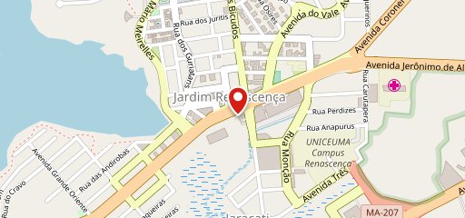 Veneza Gourmet no mapa