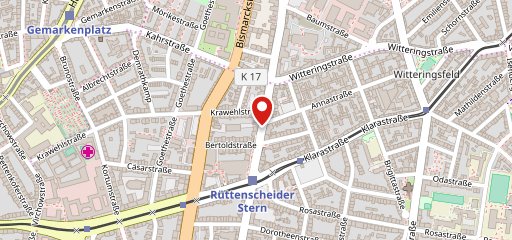 Pizzeria Venezia Rü sur la carte