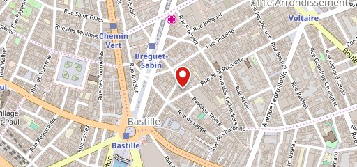 Verace Bastille sur la carte