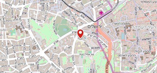 ורנדה ירושלים sur la carte