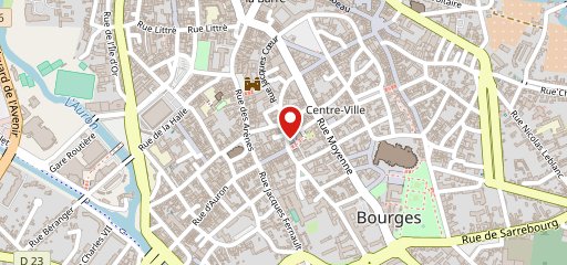 Le Very Vappy Bourges sur la carte