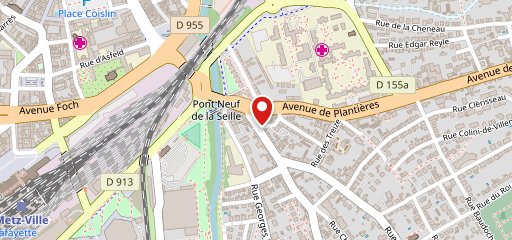 Via Pizza Metz sur la carte