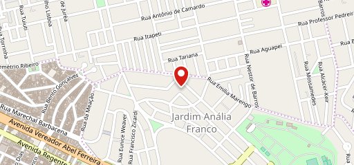 Vila Anália no mapa