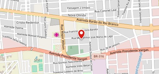 VILAREJO BISTRÔ TÍPICO no mapa