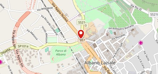 Hotel Villa Altieri sur la carte