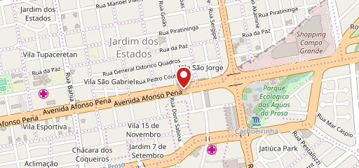 Villa da Pizza no mapa