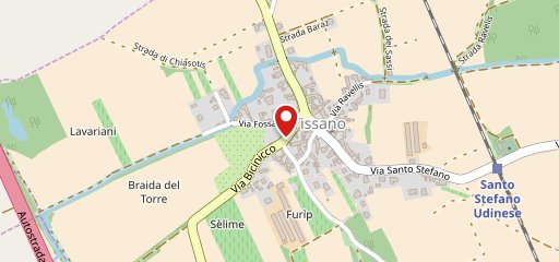 Villa di Tissano sulla mappa