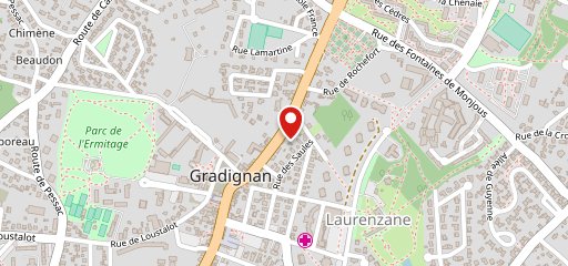 VIlla Gradignan sur la carte