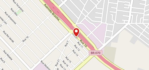 Costela Brasília no mapa