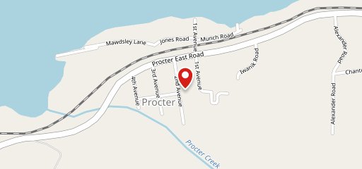 Procter Village Cafe sur la carte