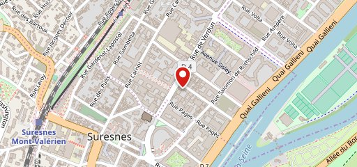 Village Suresnes sur la carte