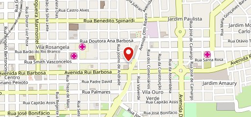 Villas Pizzaria no mapa