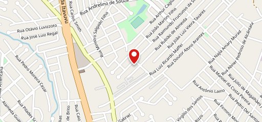 Villa`s pizzaria no mapa