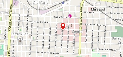 Vinni Cafeteria no mapa