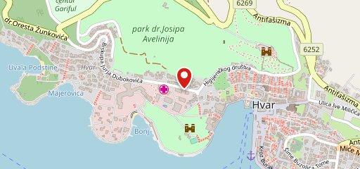 Violeta Hvar sulla mappa