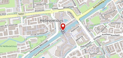 Visspecialist Hellevoetsluis sur la carte