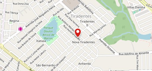 Pizzaria Vitória no mapa