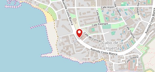 Brasserie Vivaldi Moraira on map