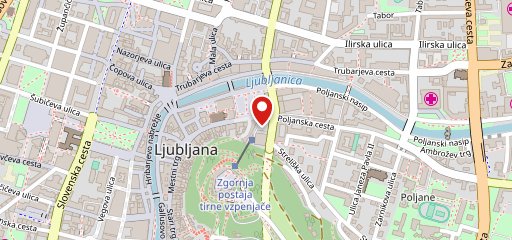 Restavracija Vodnikov Hram, Ljubljana sur la carte