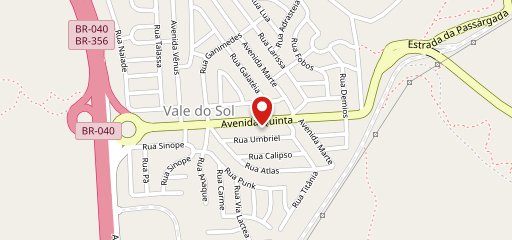 Volare Pizzas Nova Lima MG no mapa